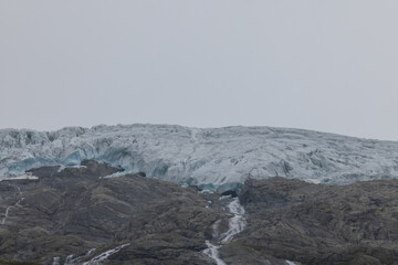 Briksdal glacier, close-up, Olden, Norway