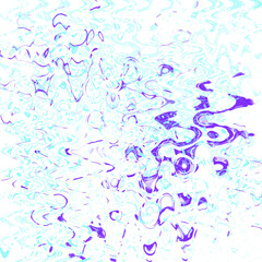 An abstract transparent psychedelic wavy liquid splatter design element overlay.