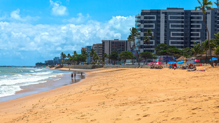 Obraz premium Maceió Alagoas Brasil nordeste brasileiro Maceio Praia de Ponta Verde praia de Jatiúca e Jacarecica 