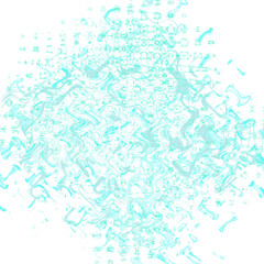 An abstract transparent psychedelic wavy liquid splatter design element overlay.