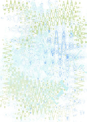 An abstract transparent psychedelic wavy liquid splatter design element overlay.