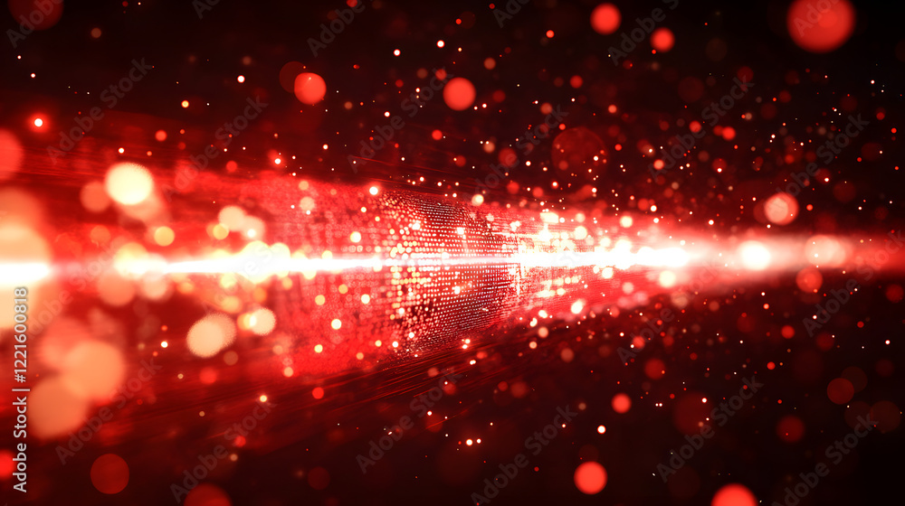Poster red and black background with smooth gradient design for creative projects and digital applications