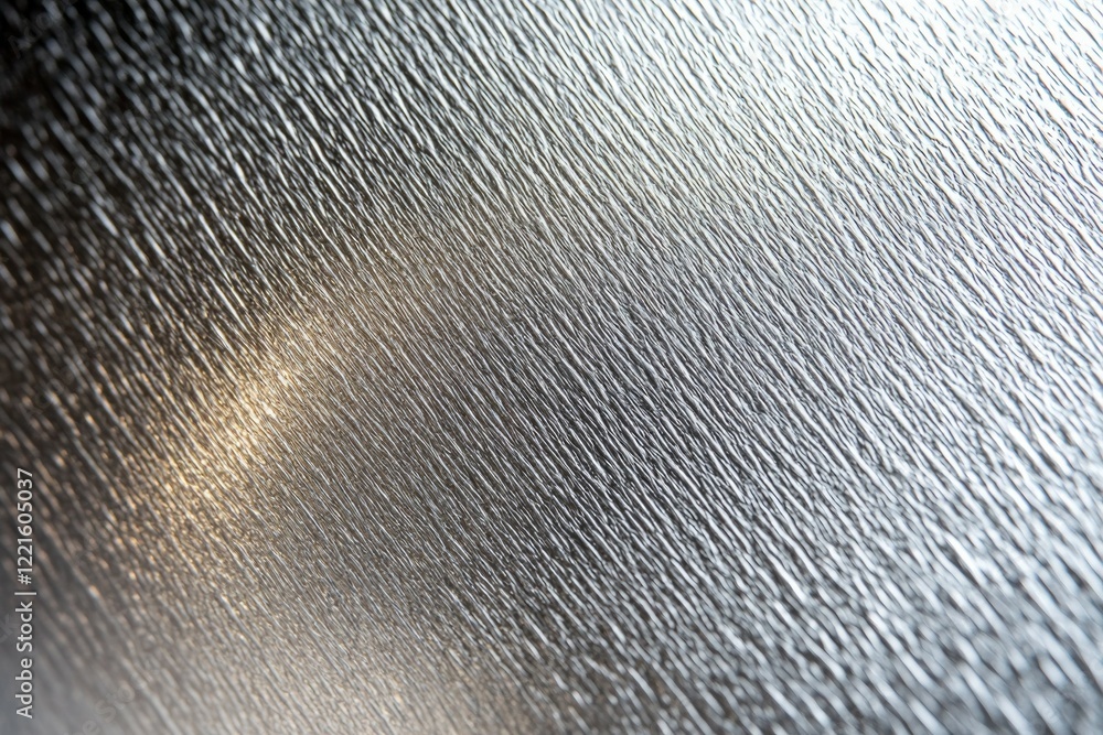 Poster silver surface with a pattern that resembles a wave