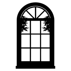 window in the church