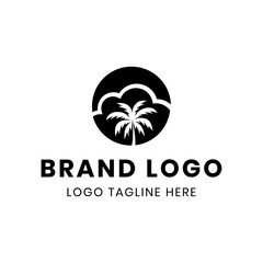 Tree logo with leaves, tree, leaf, vector, nature, illustration, silhouette, branch, plant, design, art, season, spring, forest, symbol, icon, autumn, summer, root, decoration