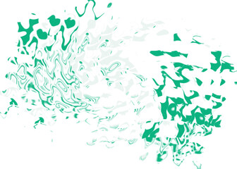 An abstract transparent psychedelic wavy liquid splatter design element overlay.
