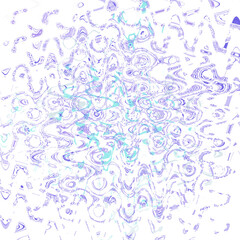 An abstract transparent psychedelic wavy liquid splatter design element overlay.