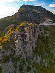 fantasy Haj-Nehaj fortress in Sutomore, Montenegro
