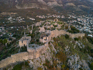 Obraz premium fantasy Haj-Nehaj fortress in Sutomore, Montenegro