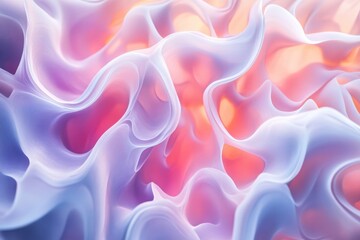 Obraz premium Colorful, flowing abstract pattern showcasing vibrant hues and dynamic shapes