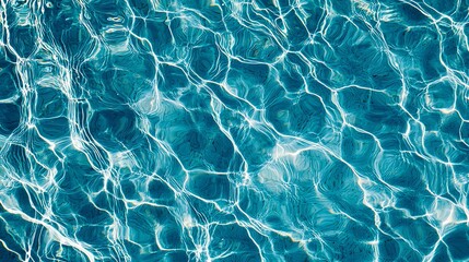 Obraz premium Blue water with ripples and waves, perfect summer background
