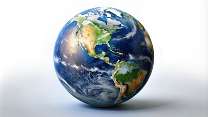 Fototapeta premium Earth Globe Rendering