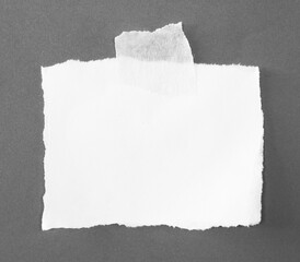 Obraz premium sheet of torn rip paper with masking tape