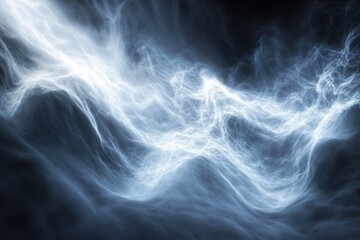 Obraz premium Light swirling through darkness creating an ethereal atmosphere in a mysterious setting