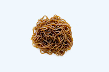 Konjac noodles mixed with seaweed