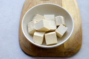 Soy tofu cubes, Tofu soy bean curd
