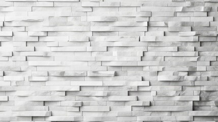 Bright and clean, this modern white brick wall texture provides a stylish backdrop for any design project.