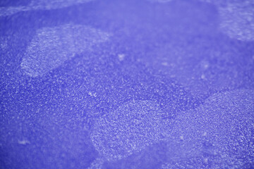 Frozen butterfly pea flower water