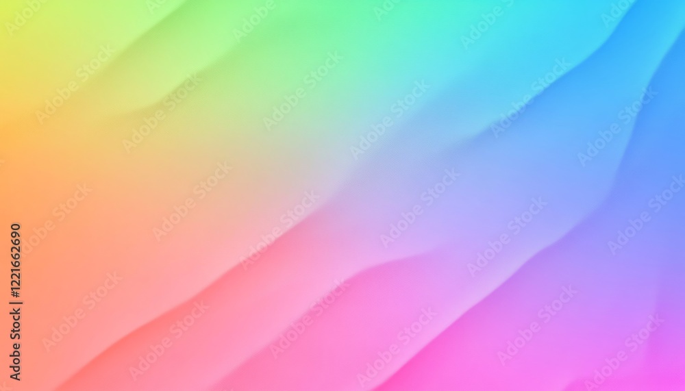 Poster colorful gradient pattern blends various hues, creating a lively and modern background