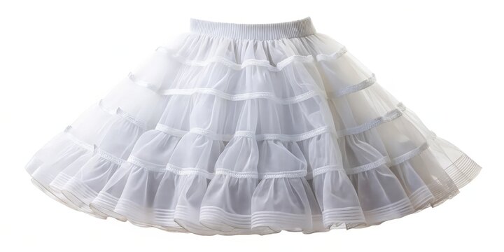 White petticoat skirt