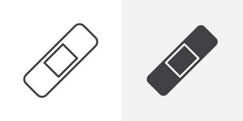 Bandage icon Outline vector sign
