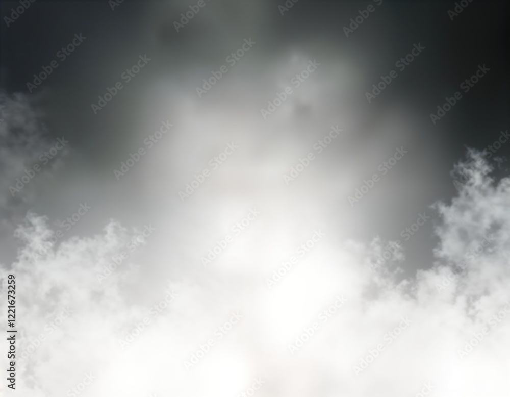 Poster abstract black gradient transparent fog smoke cloud. soft light effect. cloud layer. blurred and mis