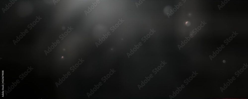 Poster abstract dark backdrop with modern bokeh effect. gradient black background features scattered light 