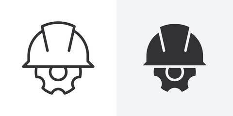 engineering service icon Outline vector sign