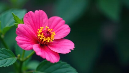Close-up of a single flower, illustration,