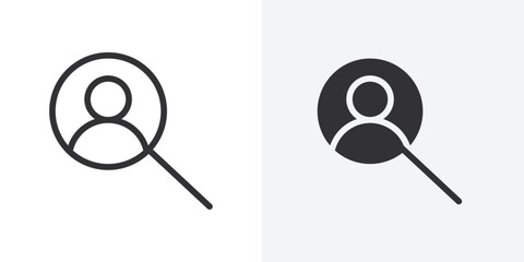 Hiring icon Outline vector sign