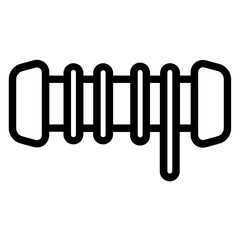 Rope Reel Cable Line Icon