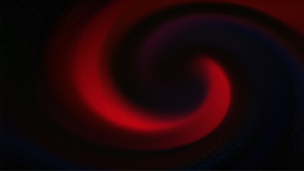 Abstract background with a red swirl vortex on a dark backdrop.