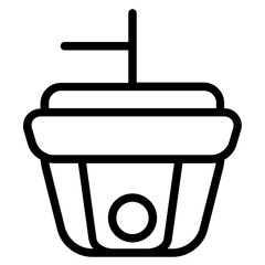 Device Technology Cctv Line Icon