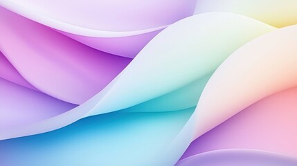 Pastel Wave Abstract Background