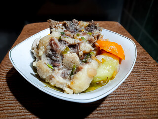 Beef Oxtail Soup with Vegetables