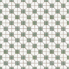 Hong Kong traditional green vintage pattern style floor textured background