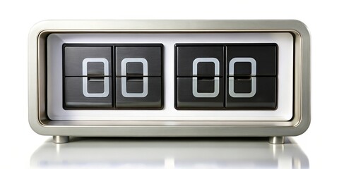 Flip Clock Displaying 00:00
