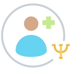 Psychologist Referral Flat Icon