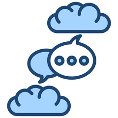 Psycholinguistic Blue Icon