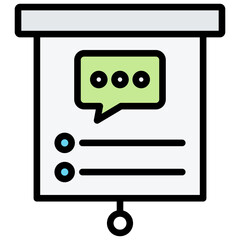 Construction Grammar Outline Color Icon