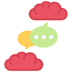 Psycholinguistic Flat Icon