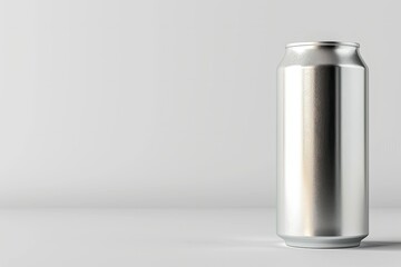 Clear Pixel Visual of Aluminum Can Mockup Beer or Soda Pack
