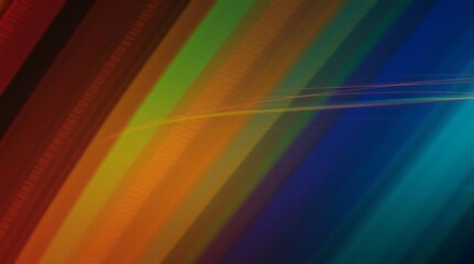 Abstract Diagonal Striped Background with Vibrant Colors