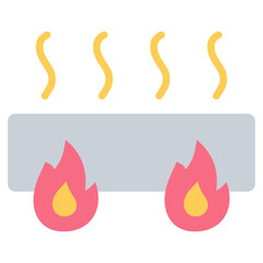 Conduction Flat Icon