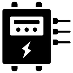 Inverter Glyph Icon