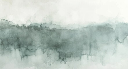 Watercolor art background. Green and beige watercolor backdrop empty space for text, banner, presentation or product display graphic design