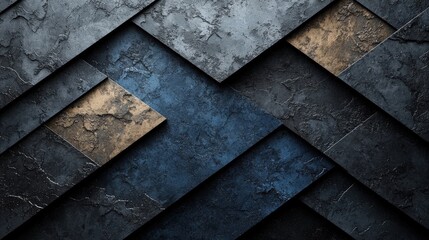 Elegant Geometric Textures in Dark Tones
