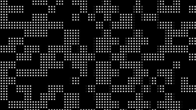 4k Grunge Abstract Halftone dots overlay for texture Background Loop Animation