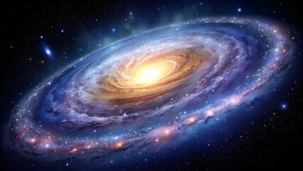 Fototapeta premium Spiral Galaxy Formation