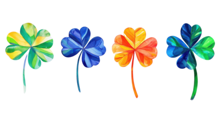 Clover on transparent background